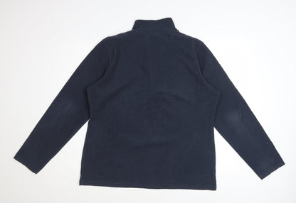 Mountain Warehouse Unisex Blue Fleece L Pullover Sweatshirt