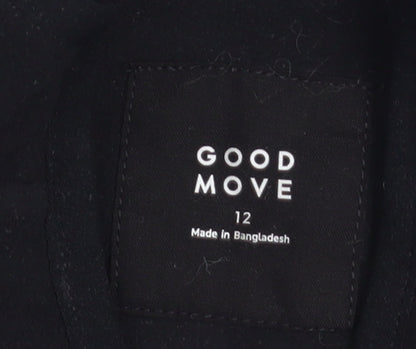 Marks and Spencer Women’s Black Fleece Zip Jacket Size 12