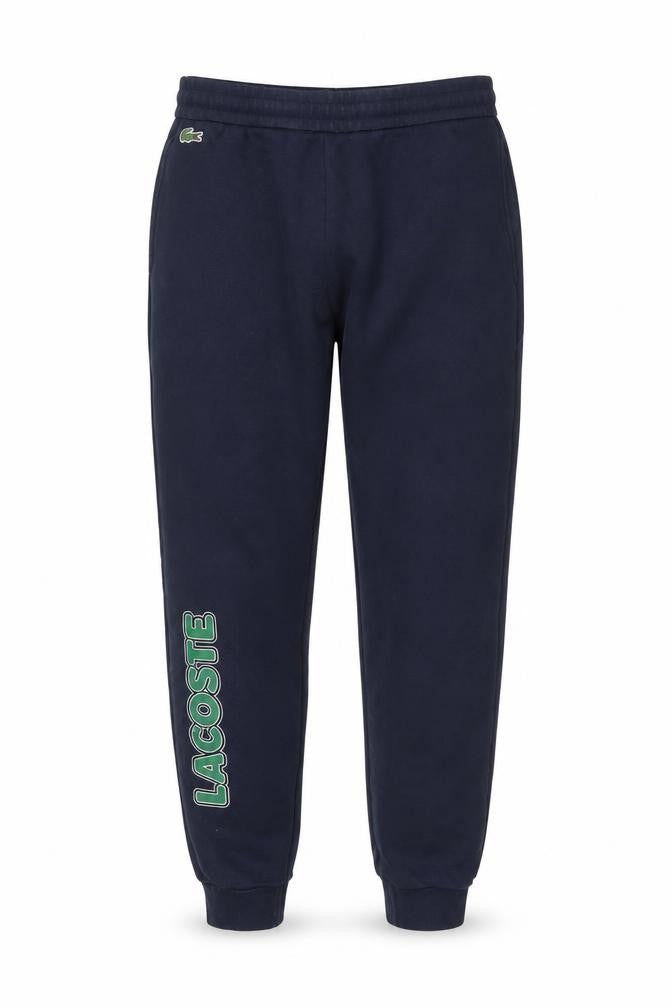 Lacoste Mens Blue Jogger Sweatpants M Elastic Waist Logo