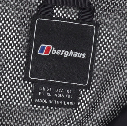 Berghaus Men's Black XL Waterproof Hooded Rain Jacket