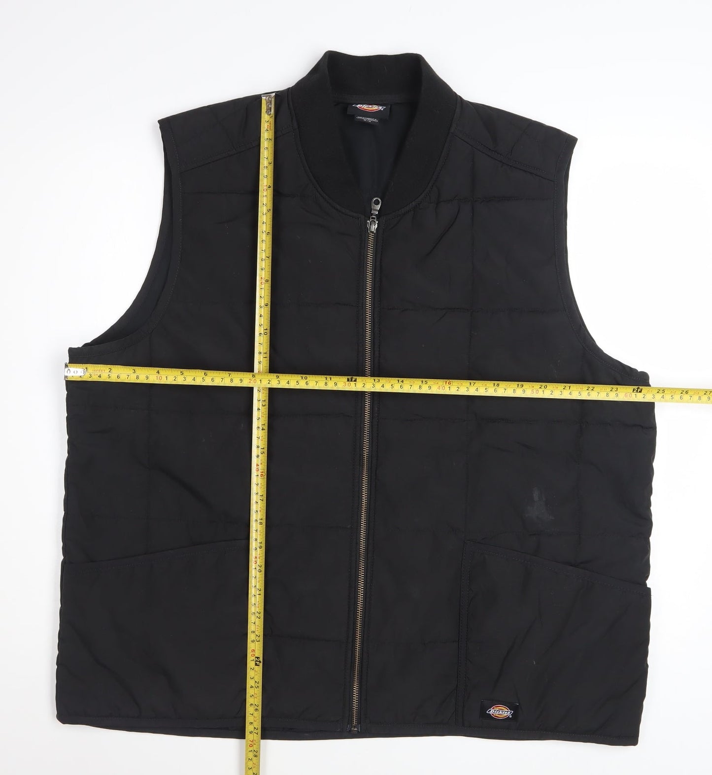 Dickies Men’s Black Quilted Work Bodywarmer Waistcoat XL