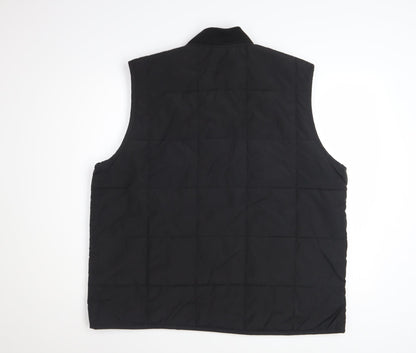 Dickies Men’s Black Quilted Work Bodywarmer Waistcoat XL