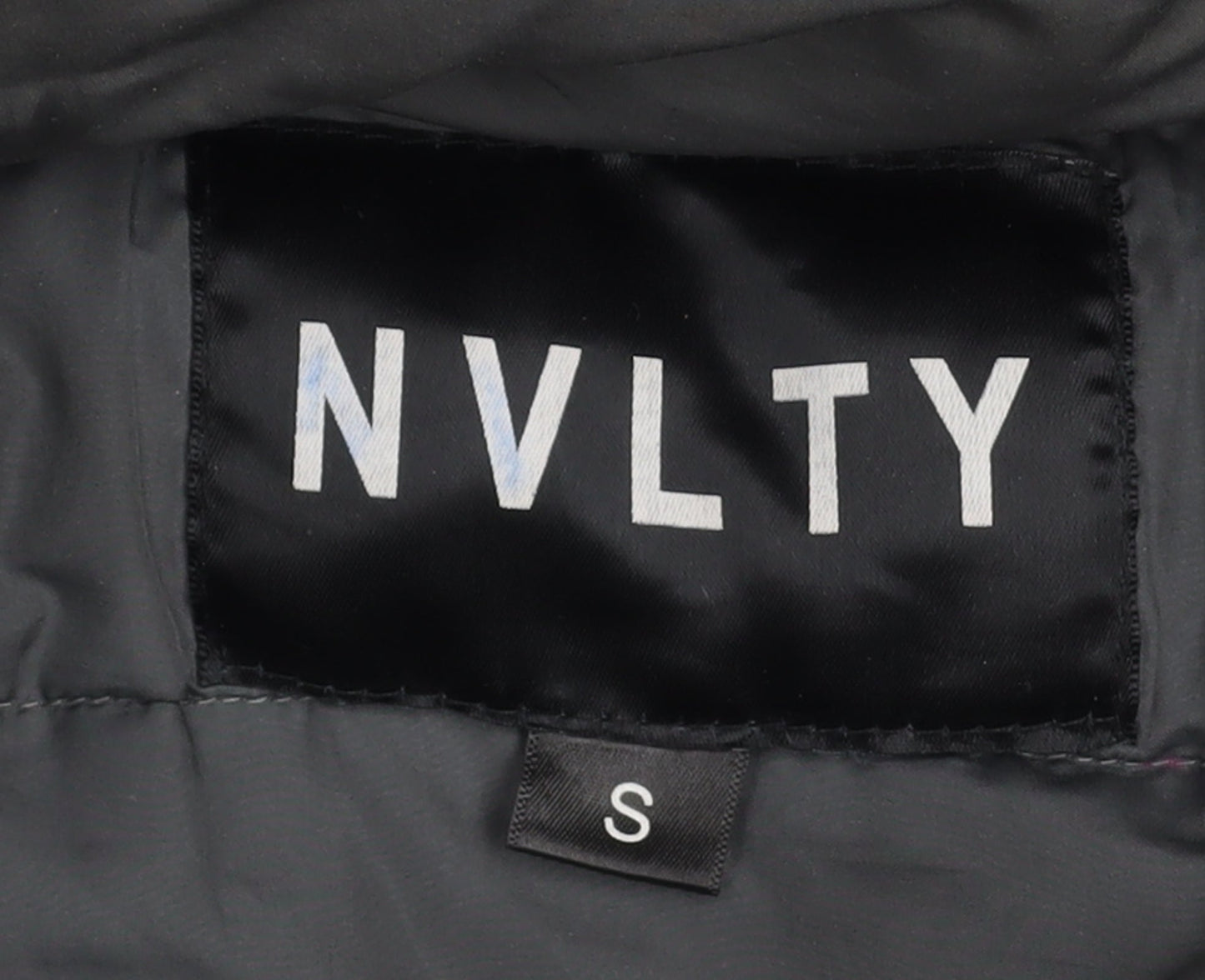 NVLTY Women's Grey Puffer Jacket S Hooded Quilted Winter Coat