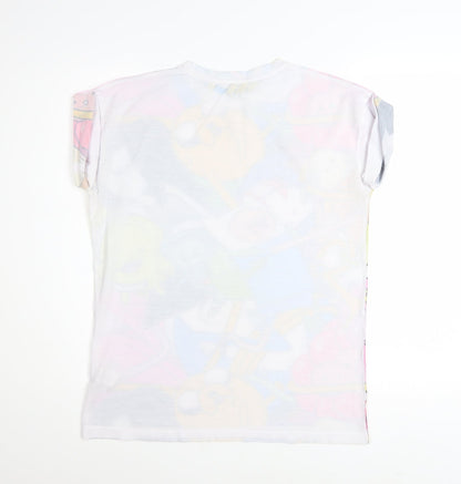 Adventure Time Womens Multicoloured Size 8 Cartoon Print T-Shirt