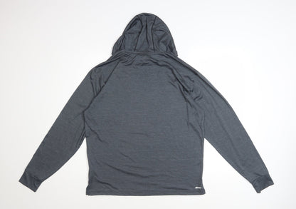 New Balance Men's Grey Pullover Athletic Hoodie S