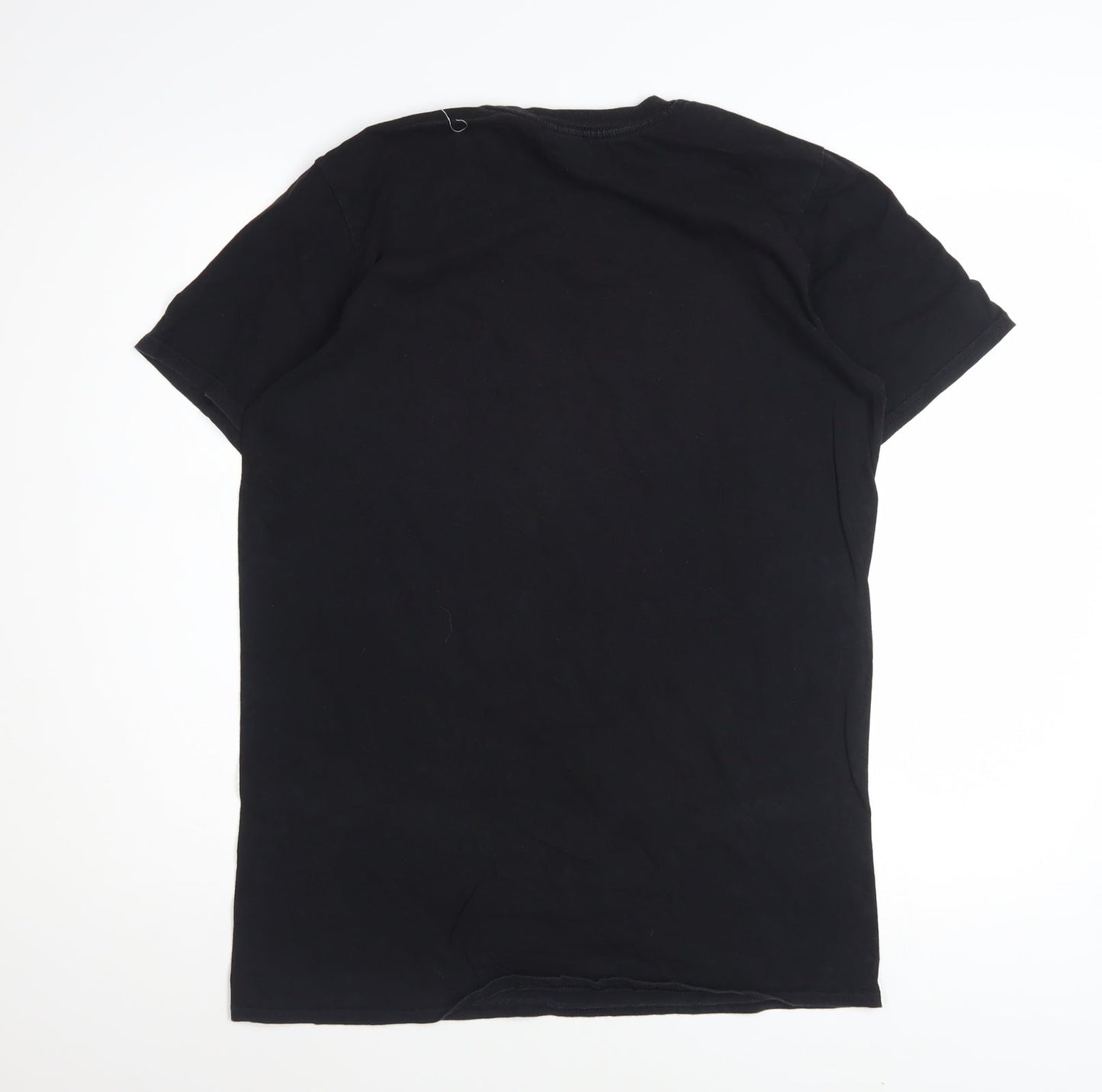 6TN Men's Black Funny Bicycle Graphic Cotton T-Shirt Size M
