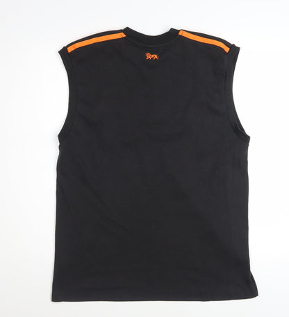 Lonsdale Men's Black Sleeveless Sports T-Shirt Size S