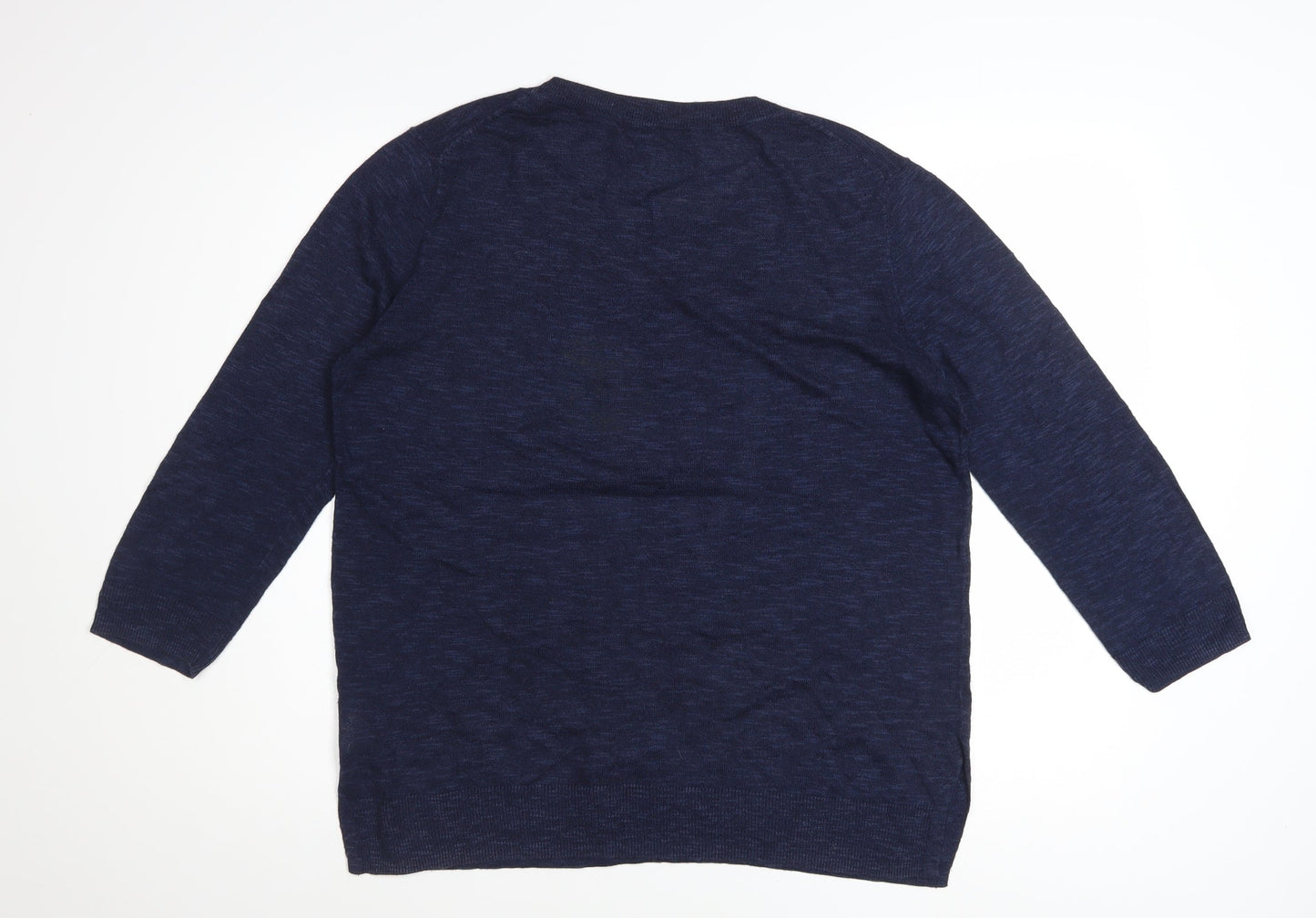 Gap Women's Blue Love Graphic Pullover Jumper Size M