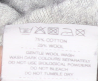 Norse Projects Women's Grey Wool Cotton Pullover Sweatshirt Size S