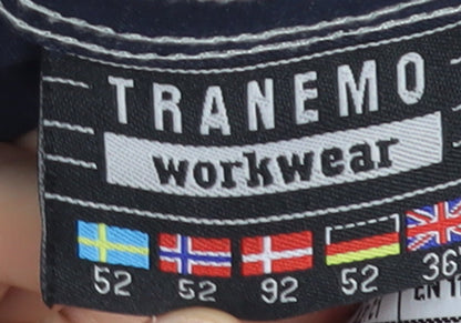 Tranemo Workwear Navy Mens Cargo Flame Resistant Trousers Size 36