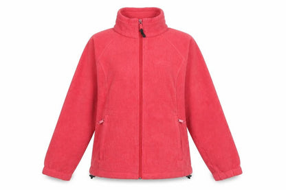 Columbia Girls Pink Fleece Full Zip Basic Jacket Size M