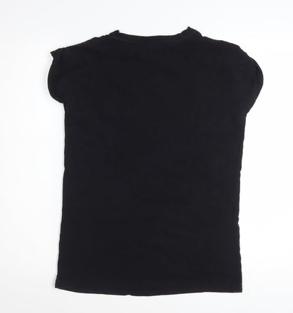Ramones Women's Black Slim Fit Graphic T-Shirt Size 6