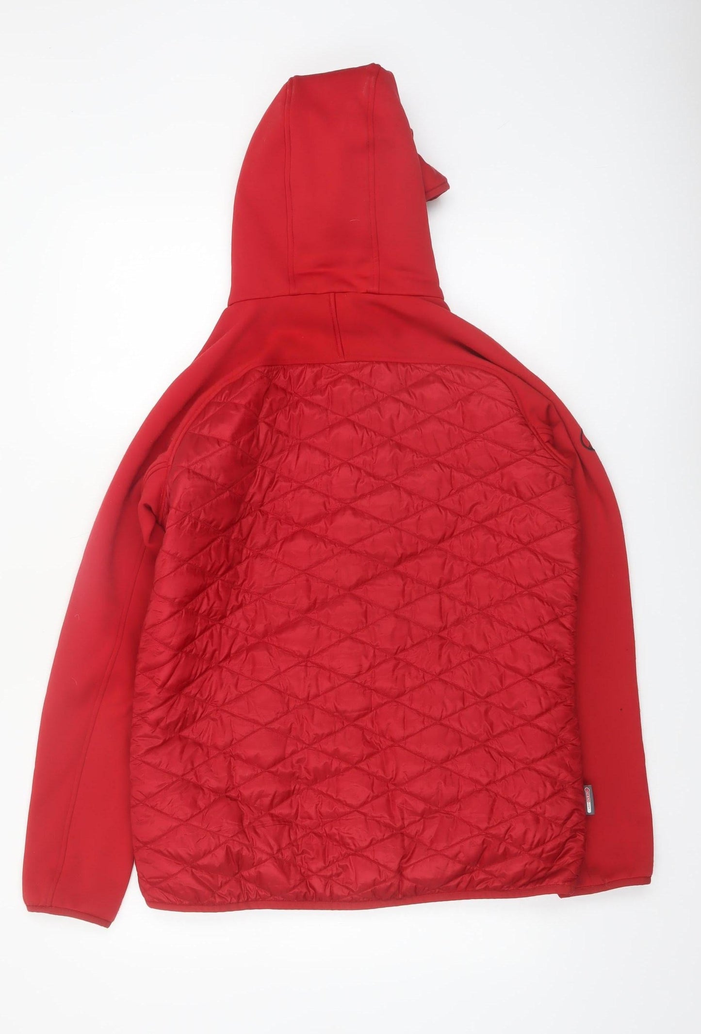 North Ridge Women Red Size 14 Hooded Puffer Softshell Jacket