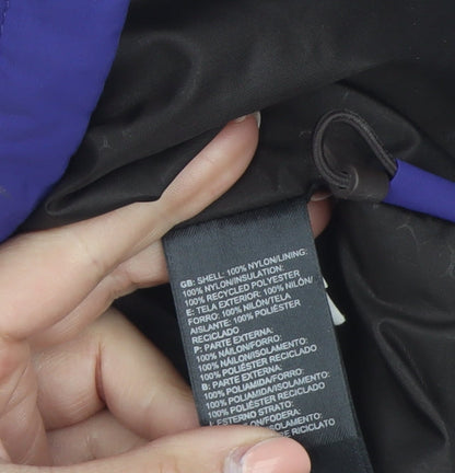 The North Face Womens Purple Waterproof Insulated Hooded Parka Jacket S