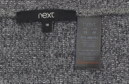 Next Women Grey Size 18 Pencil Knit Skirt