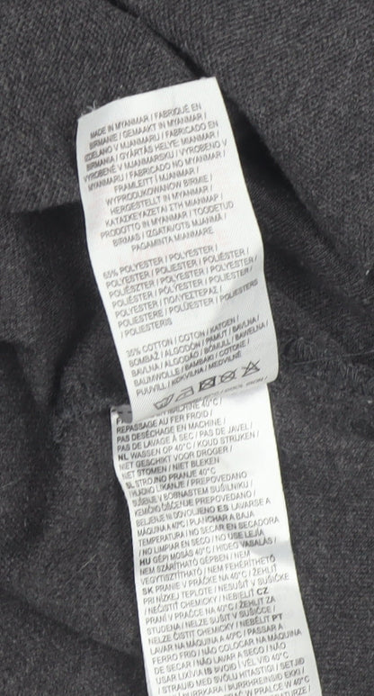 Slazenger Men's Grey 4XL Regular Fit Polo Shirt
