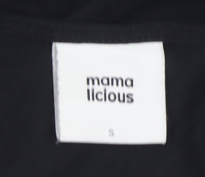 Mamalicious Women’s Black Long Tank Maternity Dress Size S