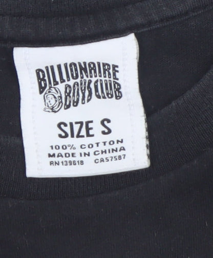 Billionaire Boys Club Men's Black Cotton Graphic T-Shirt Size S