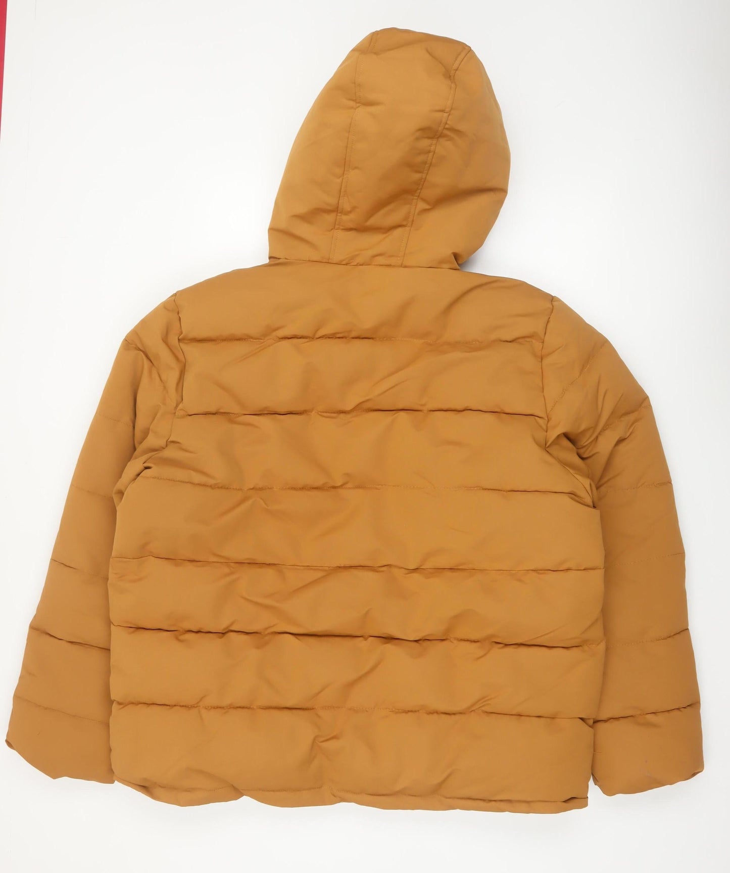 Canada Workgear Men's Brown XL Puffer Jacket Hooded Winter Coat