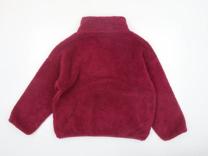 Balance Collection Women's Burgundy Fleece Pullover Sweatshirt Size S
