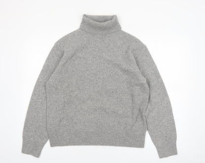 Uniqlo Comptoir des Cotonniers Grey Wool Roll Neck Jumper Women M