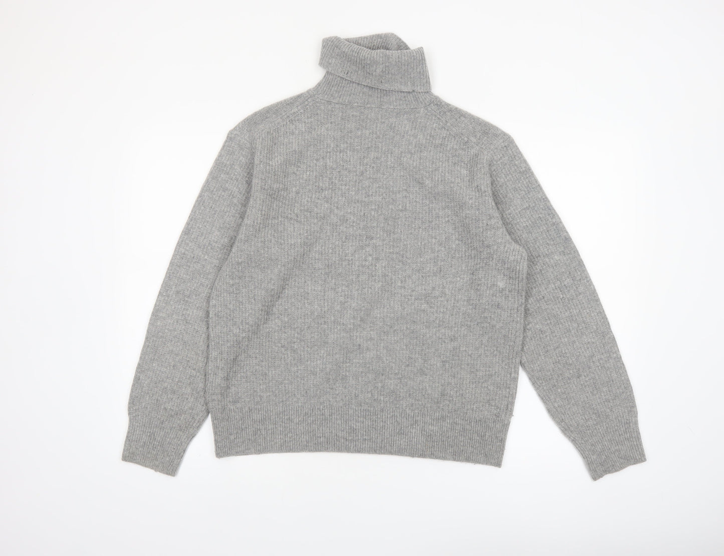 Uniqlo Comptoir des Cotonniers Grey Wool Roll Neck Jumper Women M