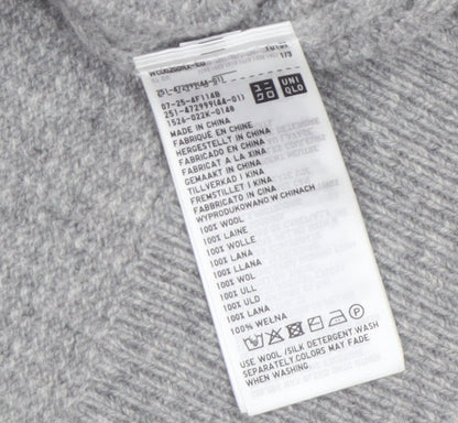 Uniqlo Comptoir des Cotonniers Grey Wool Roll Neck Jumper Women M