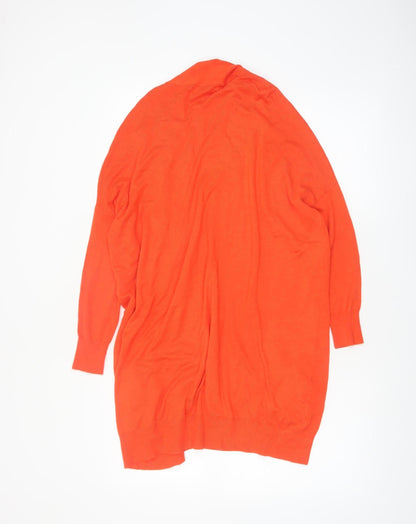 Atmosphere Women's Orange Long Sleeve Knit Cardigan Size 10