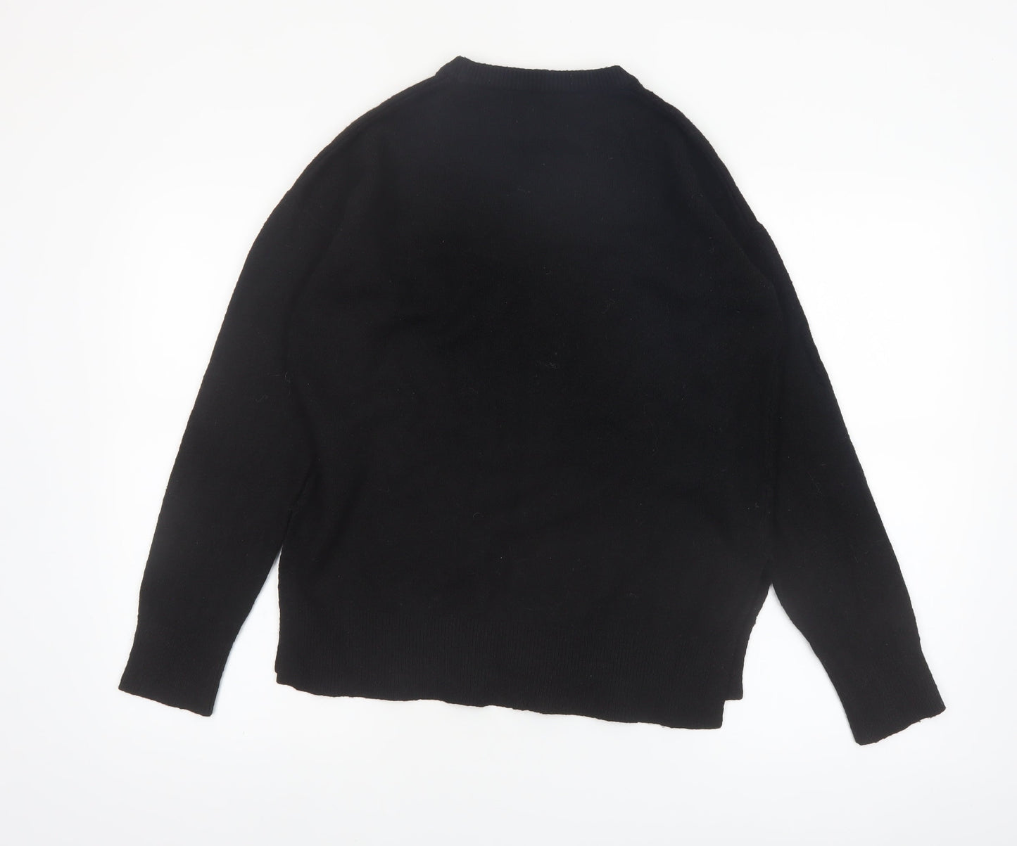 New Look Women’s Black Tall Size S Crew Neck Pullover Jumper