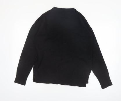 New Look Women’s Black Tall Size S Crew Neck Pullover Jumper