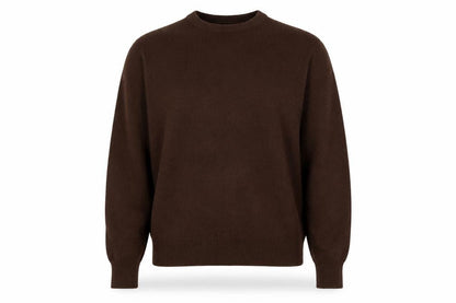 Zara Women Brown Wool Blend V-Neck Jumper Size L