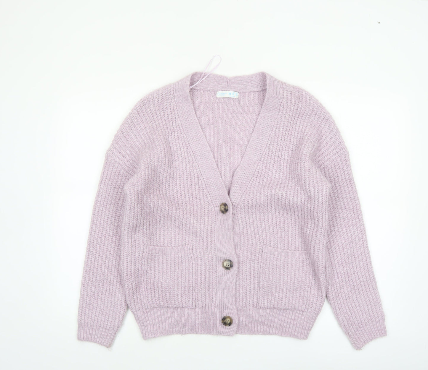 Primark Women’s Purple Chunky Knit Cardigan XS