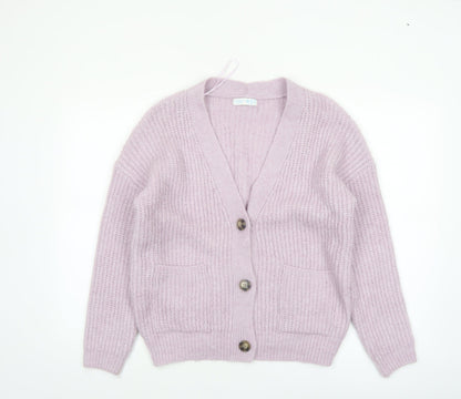 Primark Women’s Purple Chunky Knit Cardigan XS