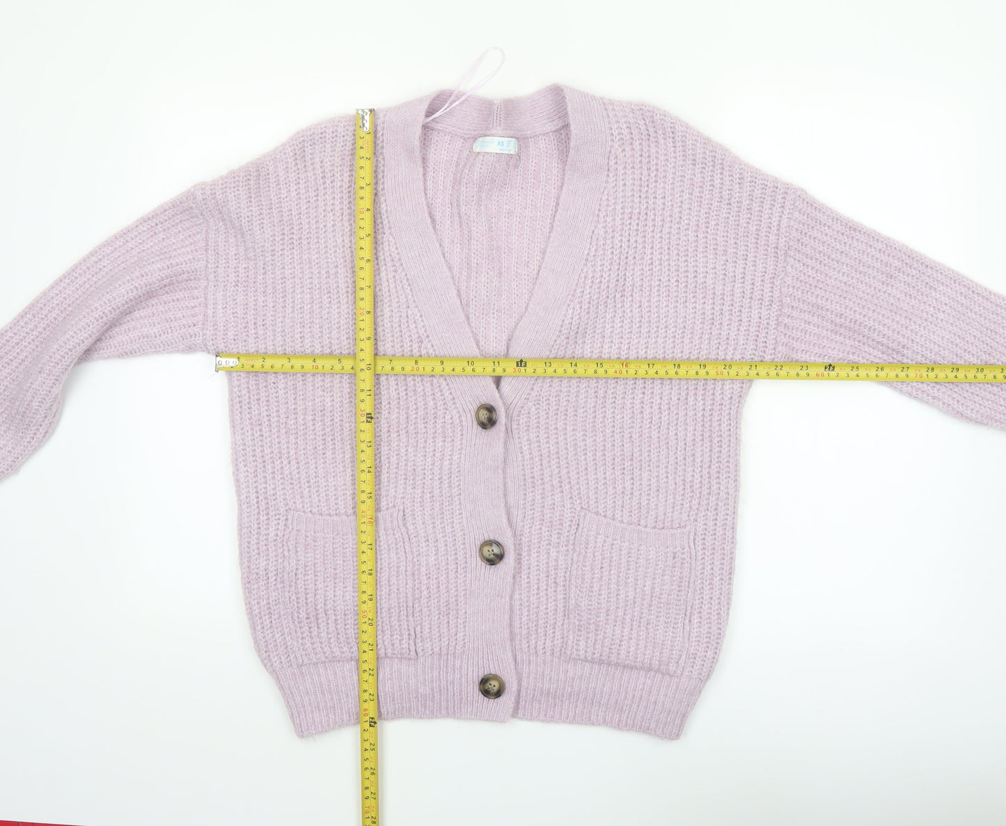 Primark Women’s Purple Chunky Knit Cardigan XS
