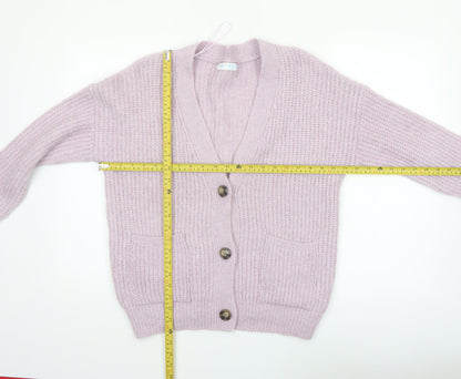 Primark Women’s Purple Chunky Knit Cardigan XS