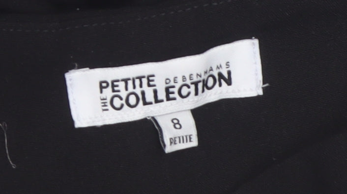 Debenhams Petite Collection Black Slim Fit Dress Pants Womens UK 8