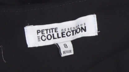 Debenhams Petite Collection Black Slim Fit Dress Pants Womens UK 8