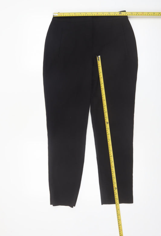 Topshop Petite Black Ankle Slim Trousers Women’s Size 6