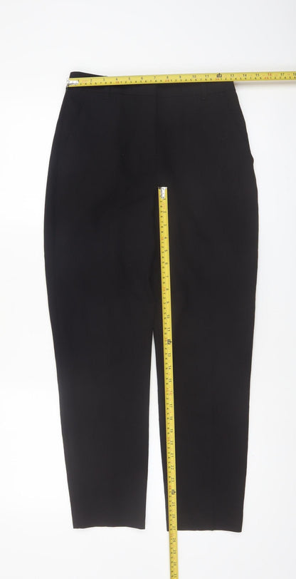 Topshop Women’s Black Slim Fit Tailored Trousers Size 6