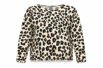 Marks and Spencer Women’s Beige Leopard Print Pullover Jumper Size 22
