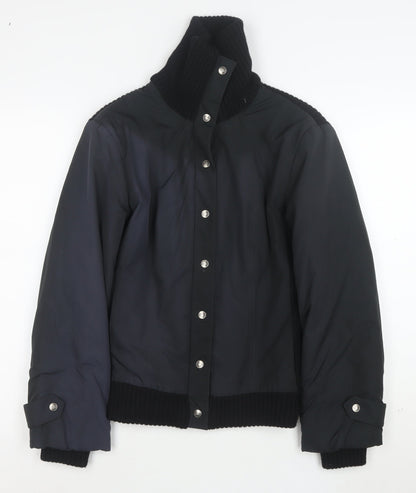 Escorpion Women's Black Wool Blend Bomber Jacket Size S