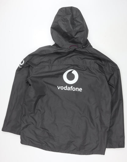 Canterbury Men’s Grey 2XL Waterproof Hooded Rugby Jacket IRFU