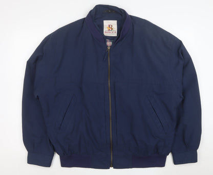 Baracuta Men's Blue L Bomber Jacket Classic Retro Full Zip