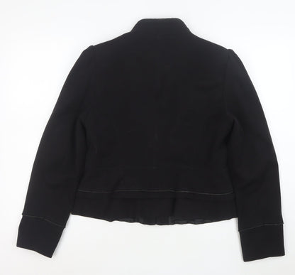 F&F Women Black Size 16 Double-Breasted Blazer Jacket