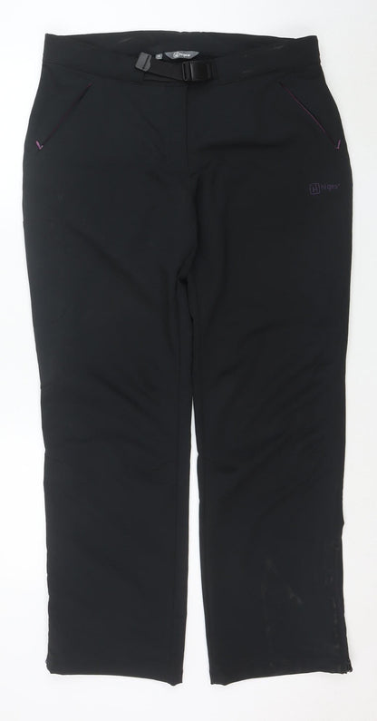 Hi Gear Women's Black Size 14 Softshell Walking Trousers