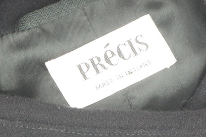 Précis Women’s Black Wool Blend Mid-Length Belted Coat M