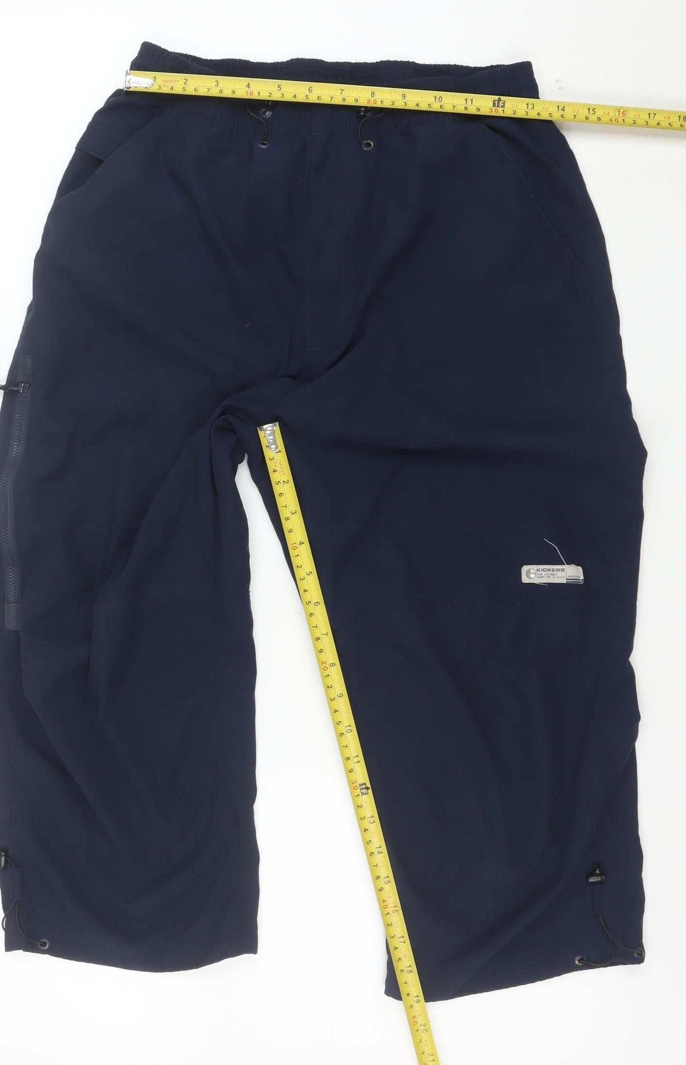 Kickers Men's Blue Walking Trousers M Lightweight Quick Dry Outdoor Pants