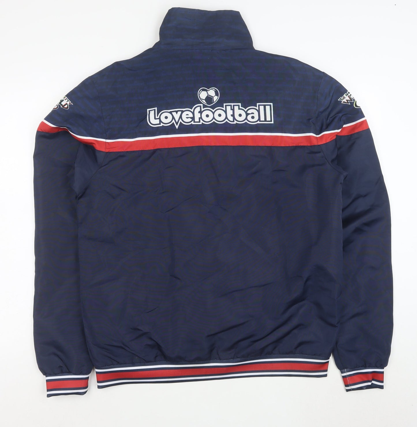Joshila Men's Blue Football England Full Zip Jacket L