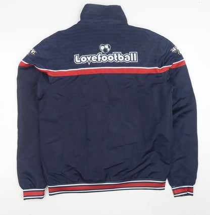 Joshila Men's Blue Football England Full Zip Jacket L