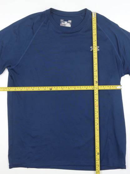 Under Armour Men's Blue HeatGear Loose Fit Short Sleeve T-Shirt M